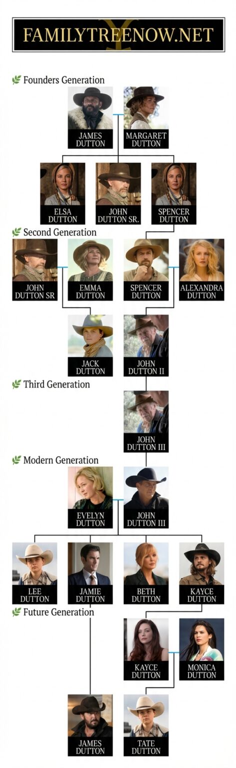Drake Dutton Dutton Family Tree Explained - Complete Generational Guide (1883 to ...