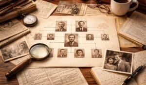 identify relatives with simillar names