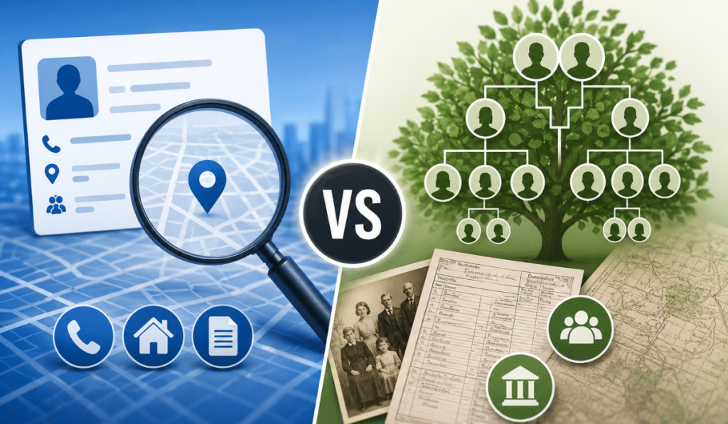 FamilyTreeNow vs FastPeopleSearch